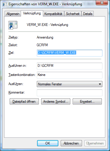 Eigenschaften des GCR4-Icons